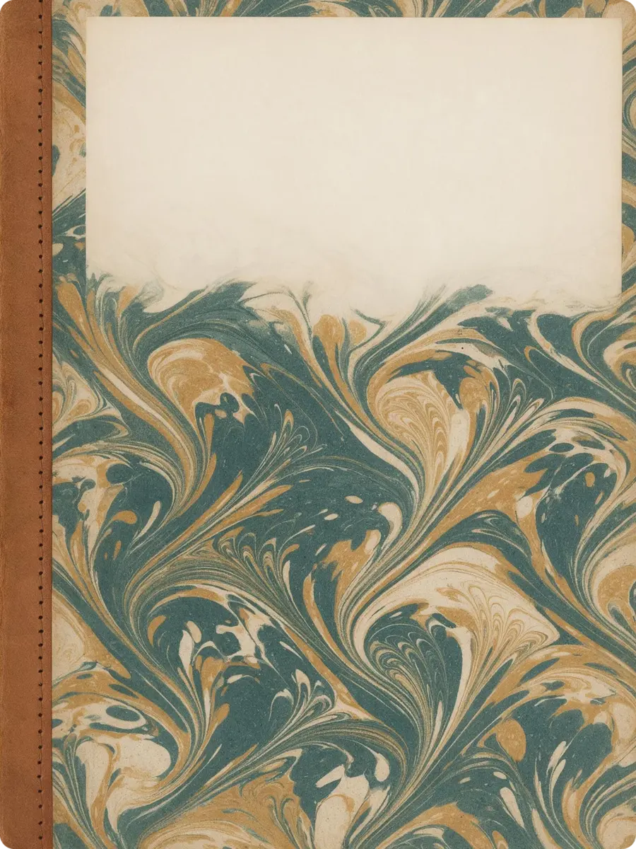 Marbled cover